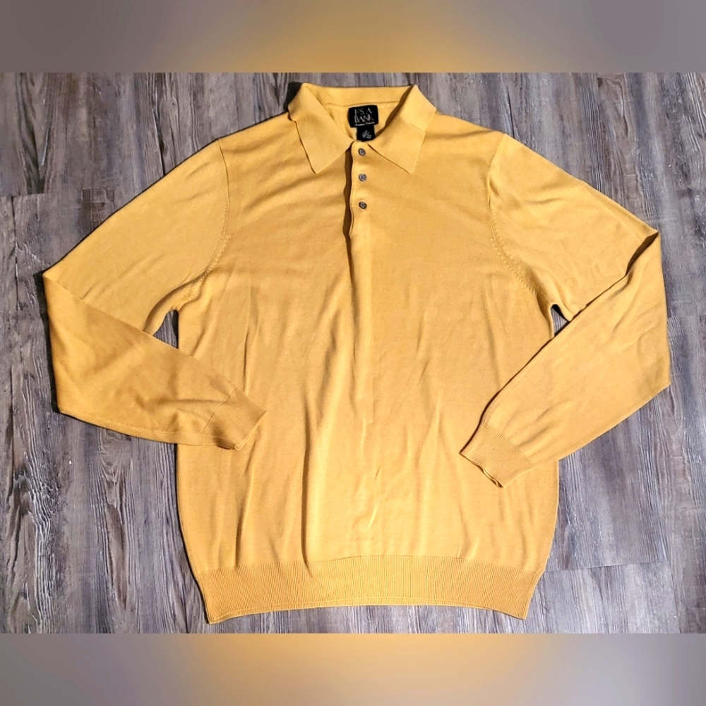 Joseph A Bank 100% Silk Shirt